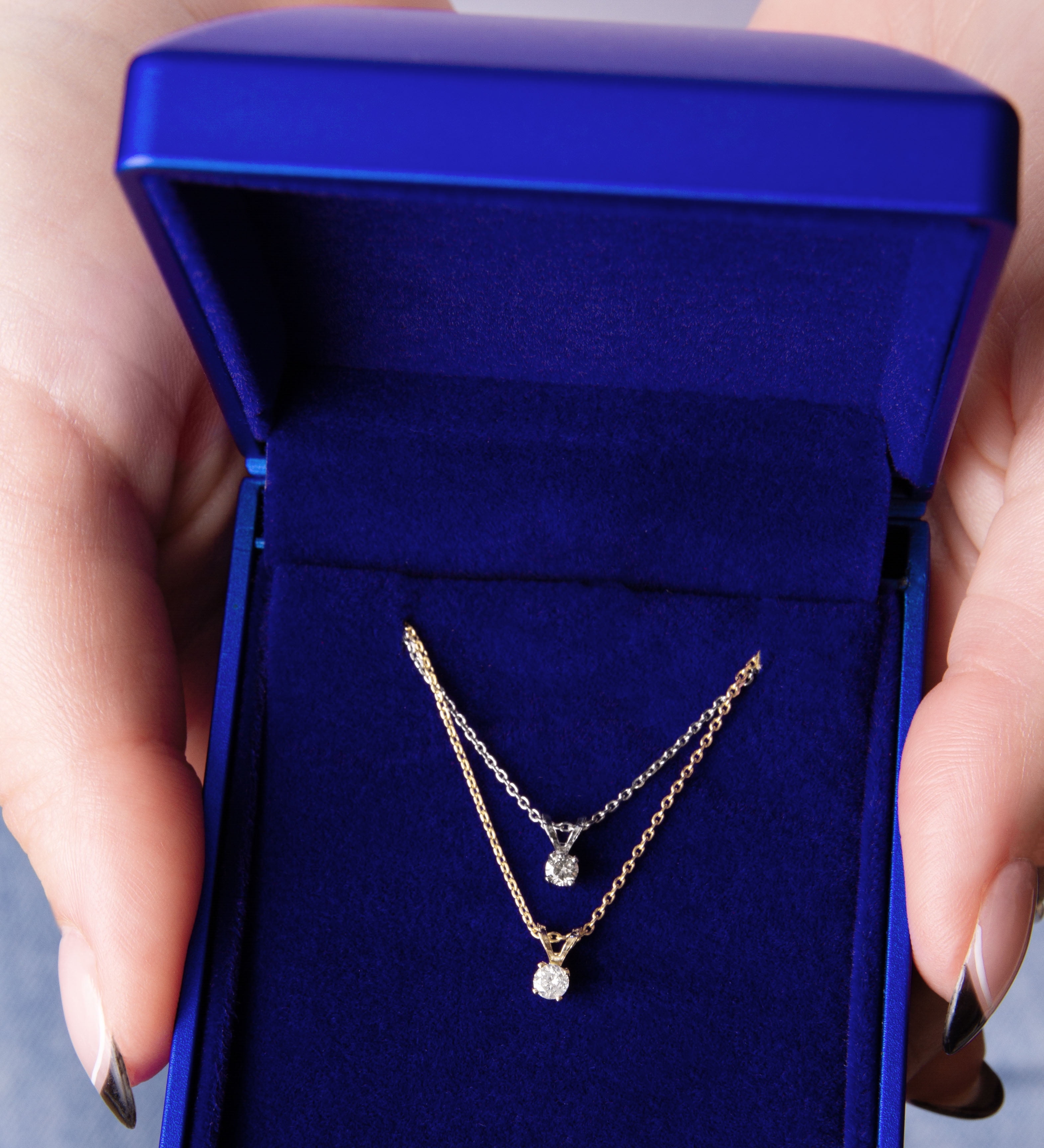 Isabel Bernard De la Paix Hanaé 14 Carat Golden Necklace | diamond 0.14 ct  | IBD350008 - Jewellery